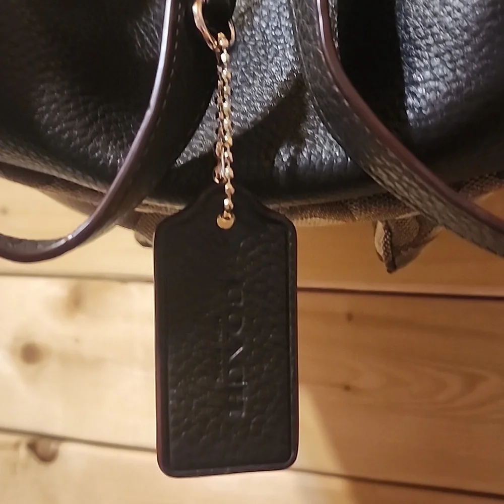 Coach Billie Backpack Signature Canvas Refined Leather - Picture 8 of 12